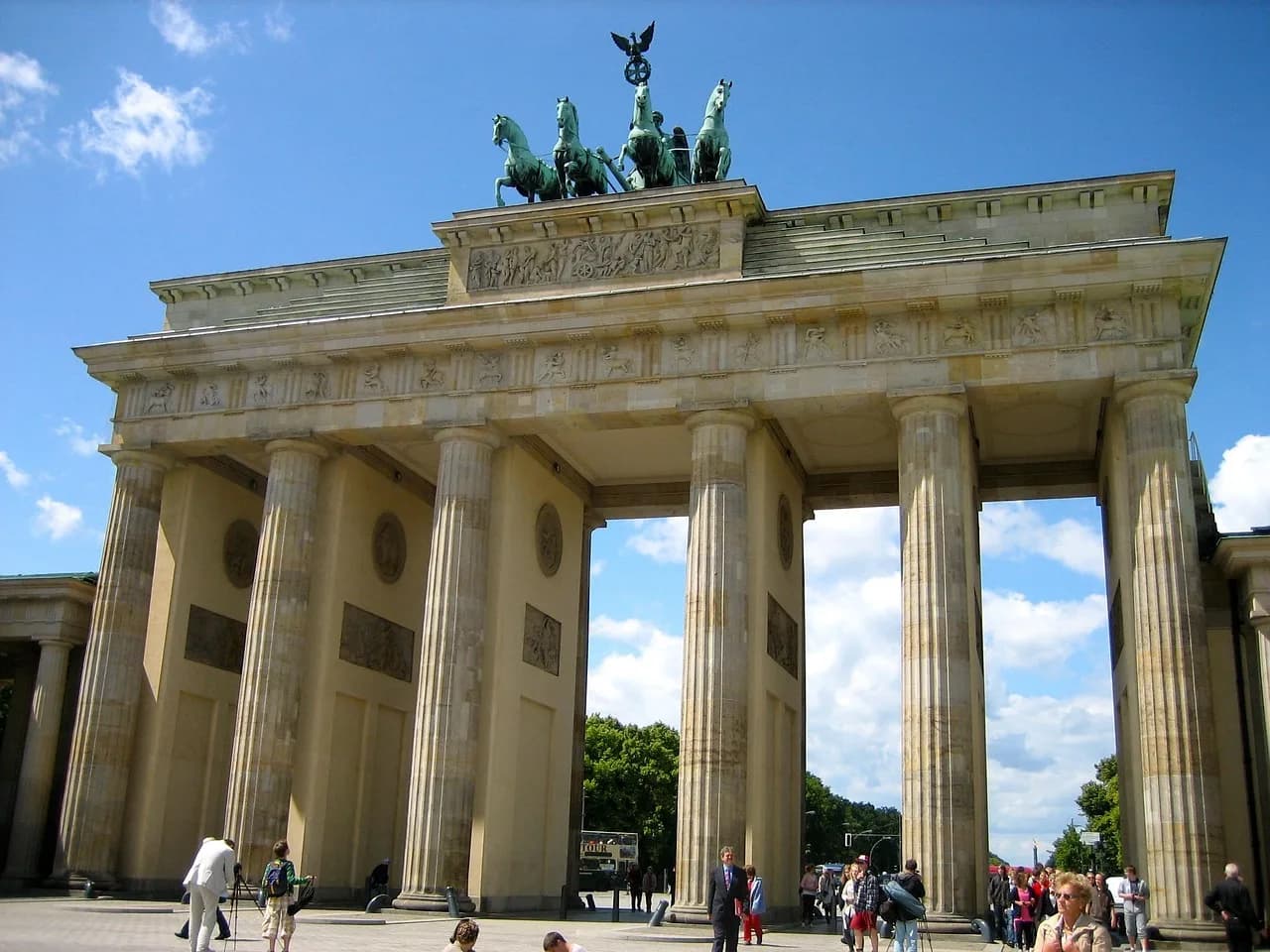 The Brandenburg Gate in Berlin, Germany