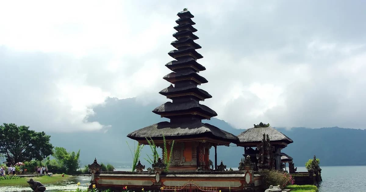 A temple in Bali, Indonesia