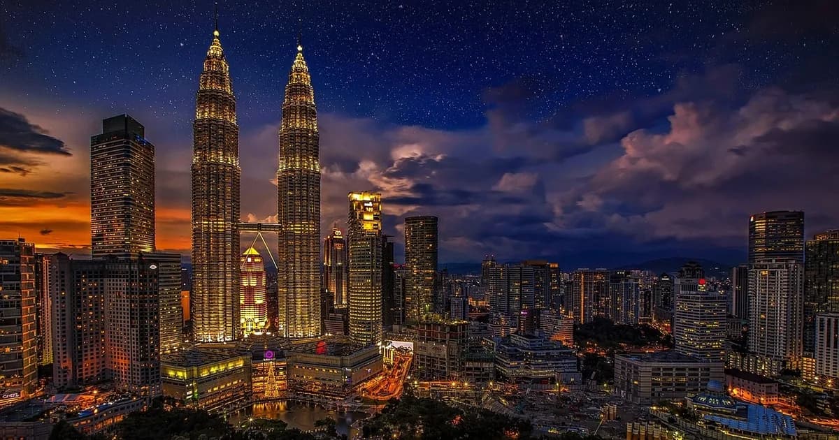 The Kuala Lumpur skyline, Malaysia