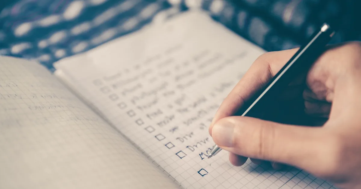 Working through a relocation checklist