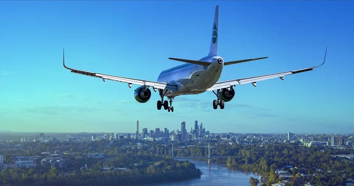 A passenger airliner