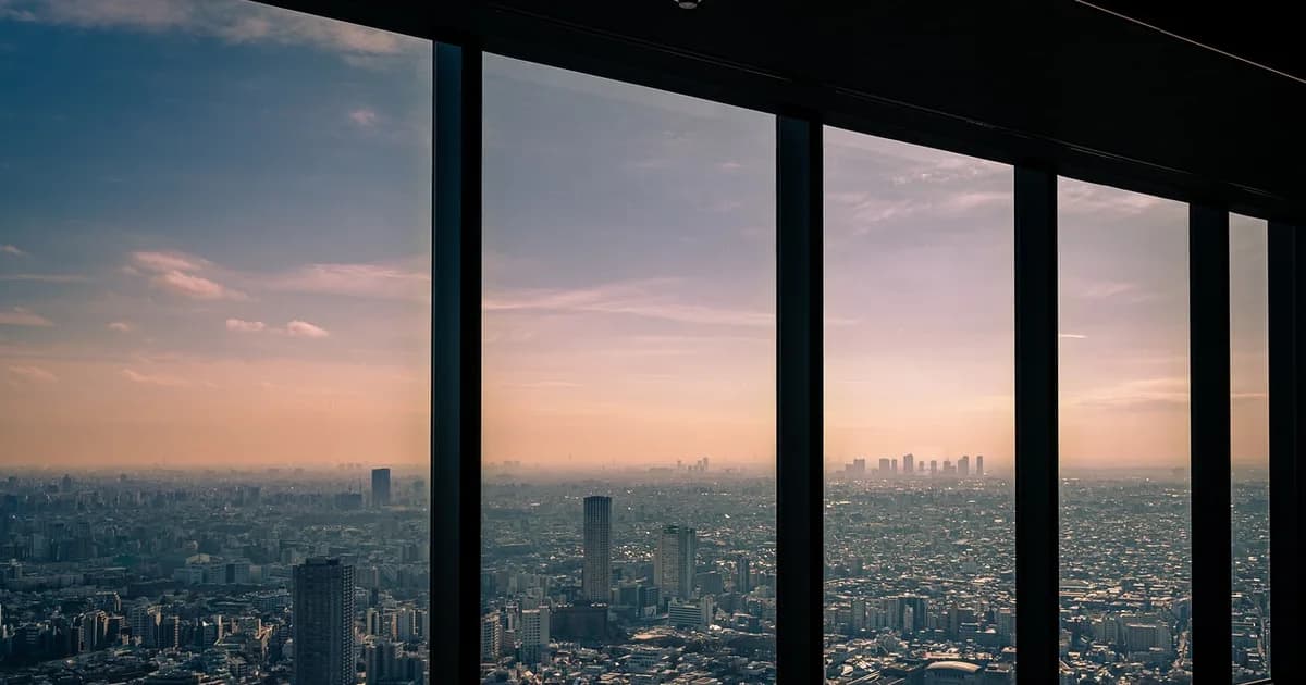 The Tokyo skyline, Japan