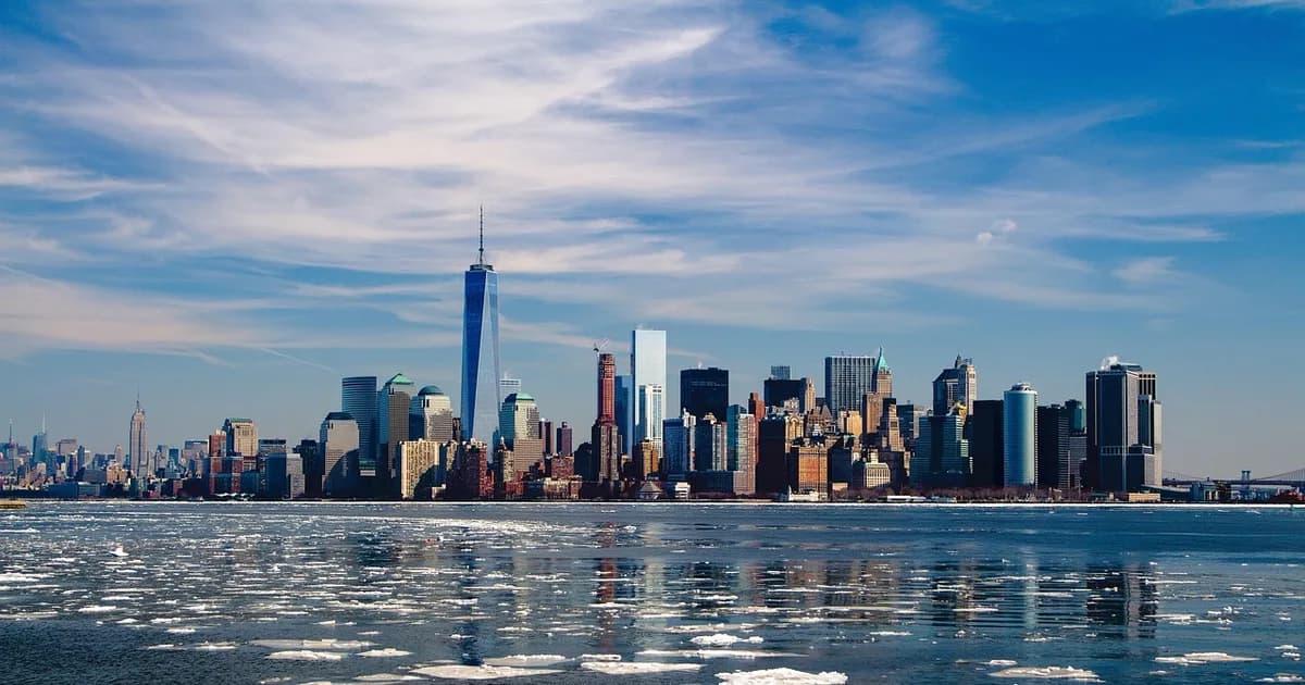 The New York City skyline, United States