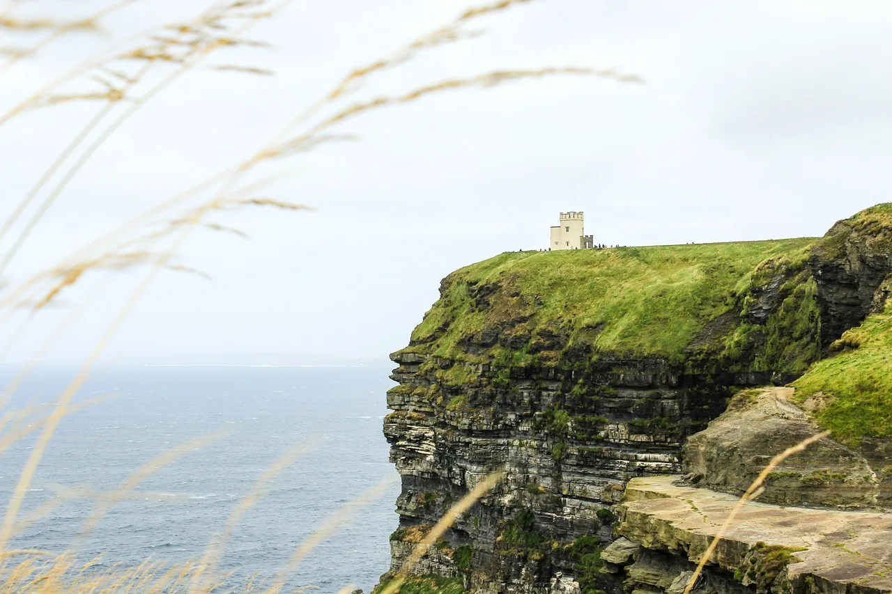 Cliffs of Moher on the Irish coast, representing the Ireland to Singapore pet import route